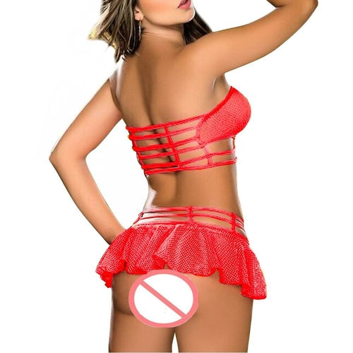 Push-Up Lace Babydoll & Thong Set