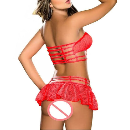 Push-Up Lace Babydoll & Thong Set
